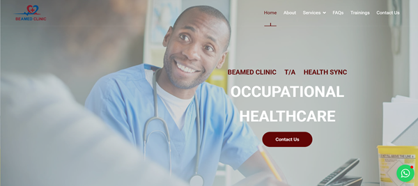 Codewand Technologies Portfolio Design | Beamed Occupational Health