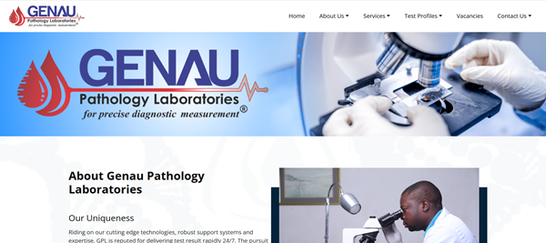 Codewand Technologies Portfolio Designs | Genau Pathology