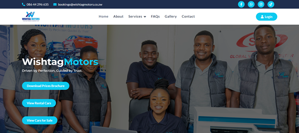 Codewand Technologies Portfolio Designs | Wishtag Motors